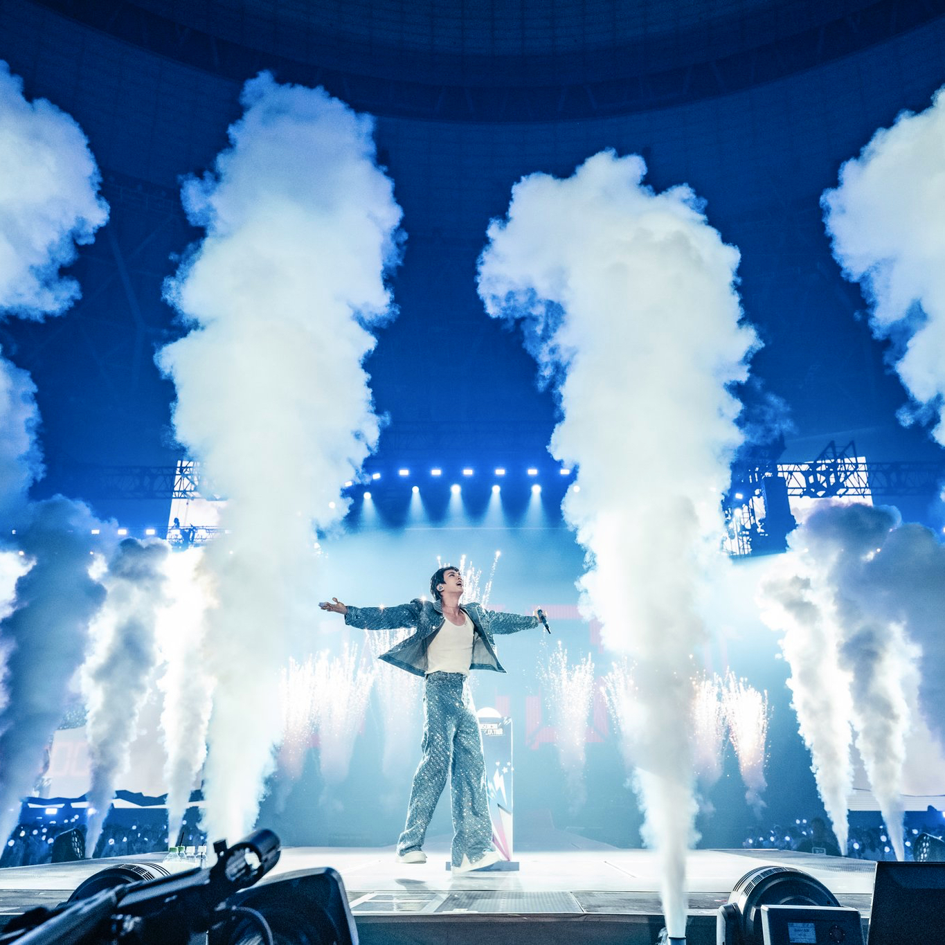 A moment captured by Jin (BTS)'s fan