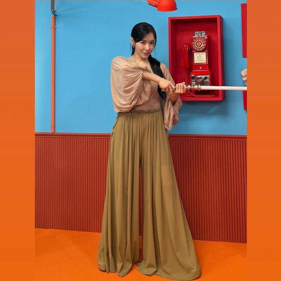 A moment captured by Tiffany Young (Girls' Generation)'s fan