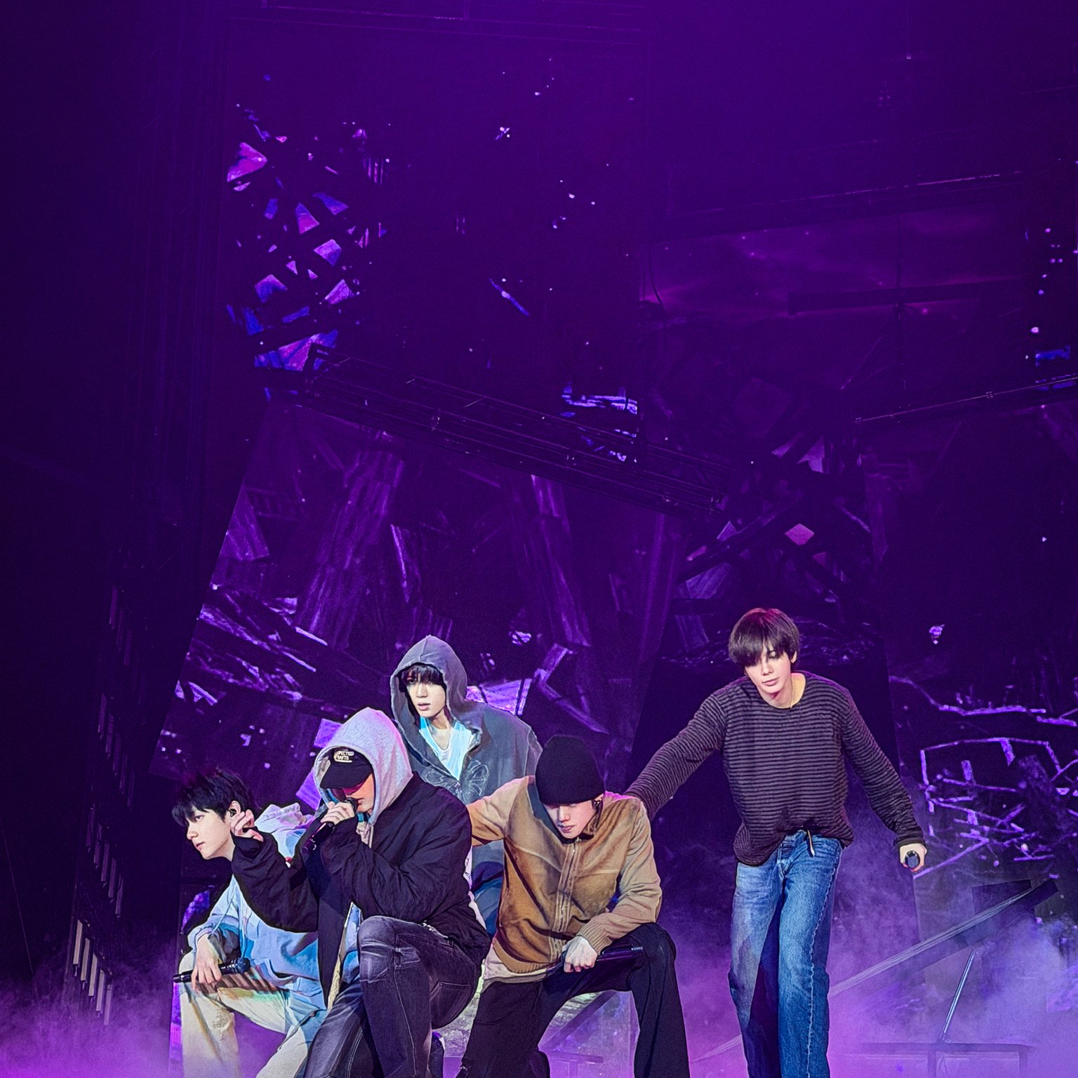 Recent activity shot of TOMORROW X TOGETHER