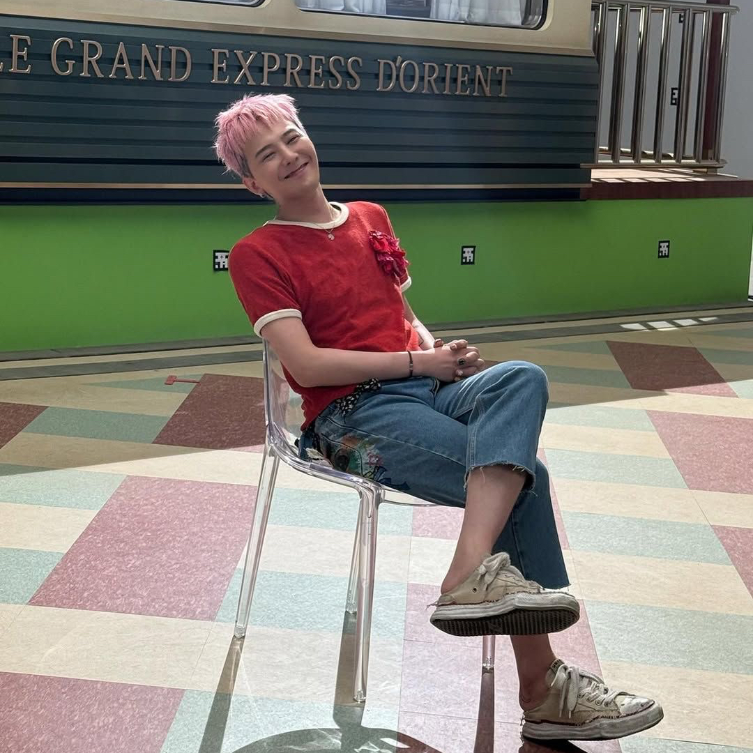 A moment captured by G-DRAGON (BIGBANG)'s fan