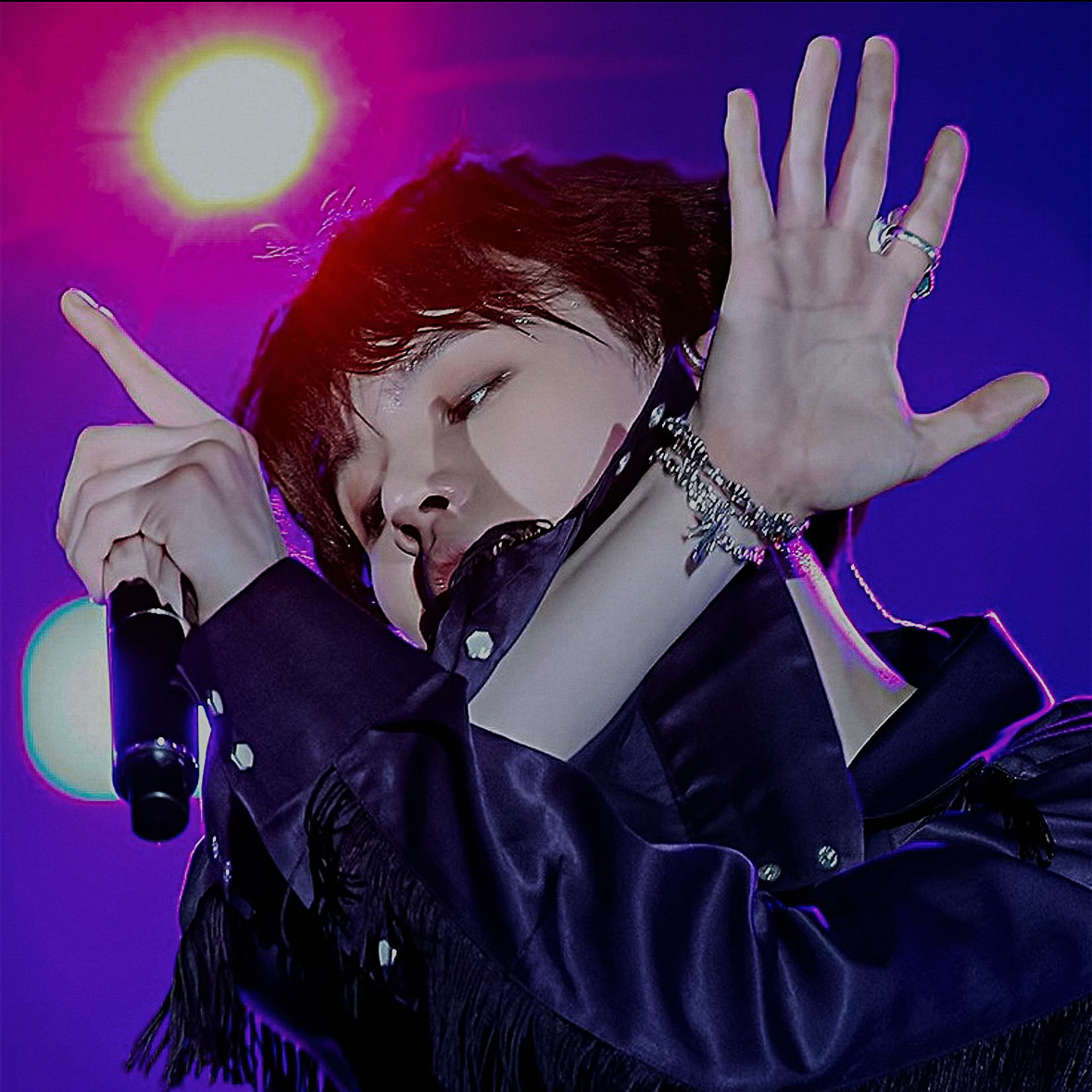 Recent activity shot of SUGA (BTS)