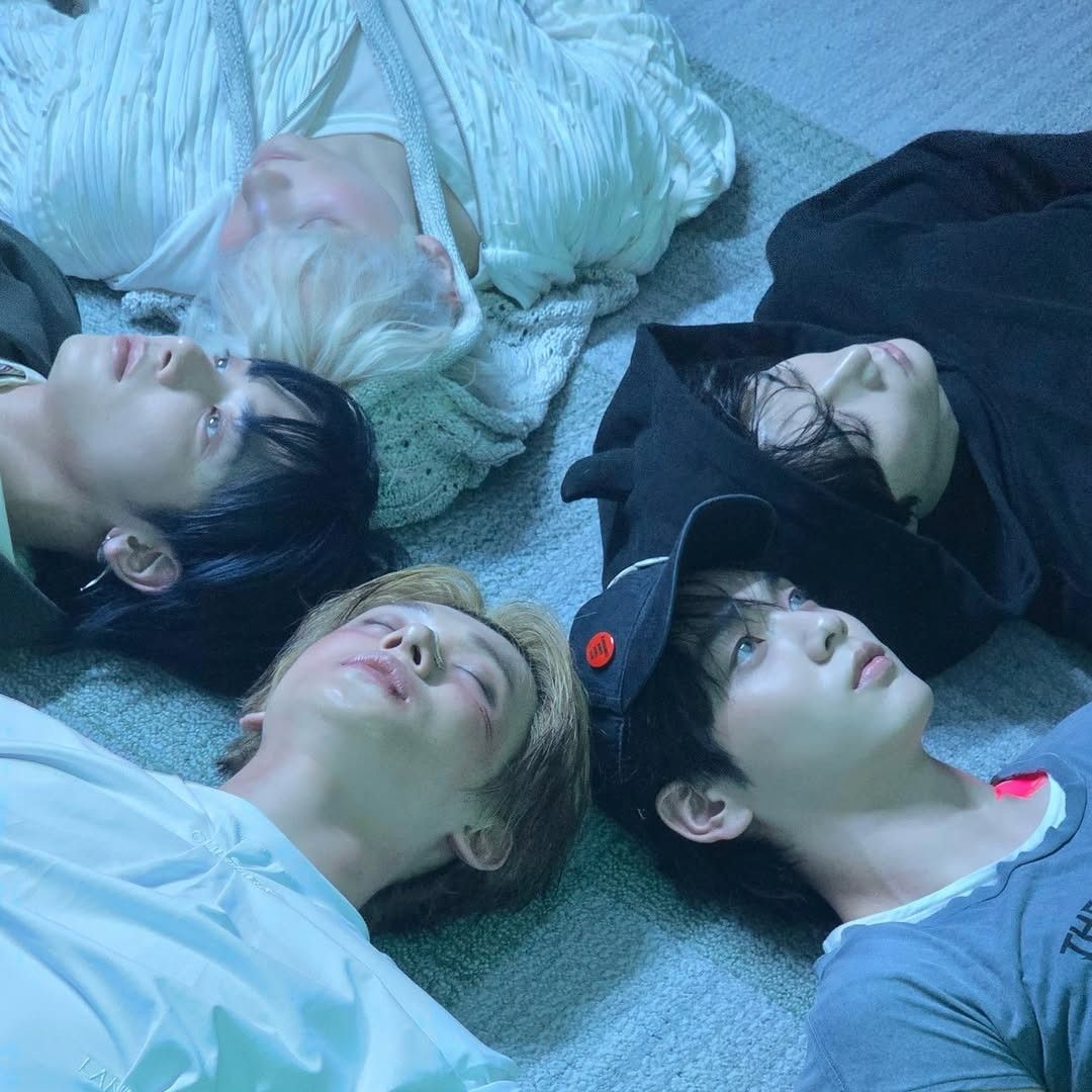Recent activity shot of TOMORROW X TOGETHER