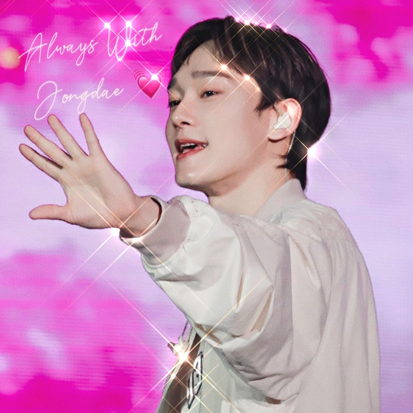 Recent activity shot of Chen (EXO)