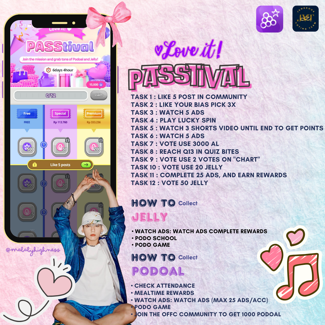 Foto aktivitas terbaru Jungkook (BTS)