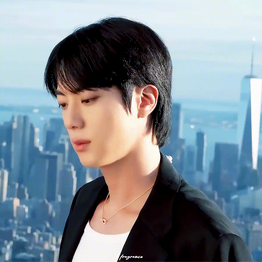 Jin (防弹少年团)粉丝拍下的瞬间