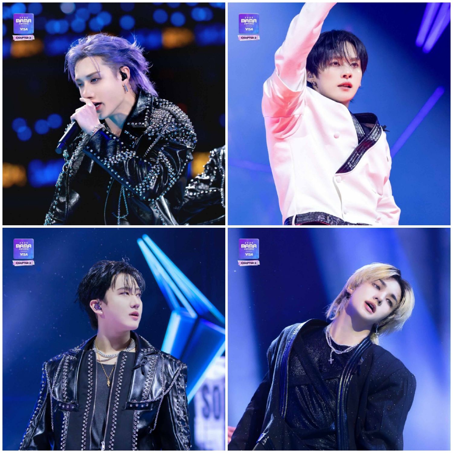 A moment captured by Stray Kids's fan