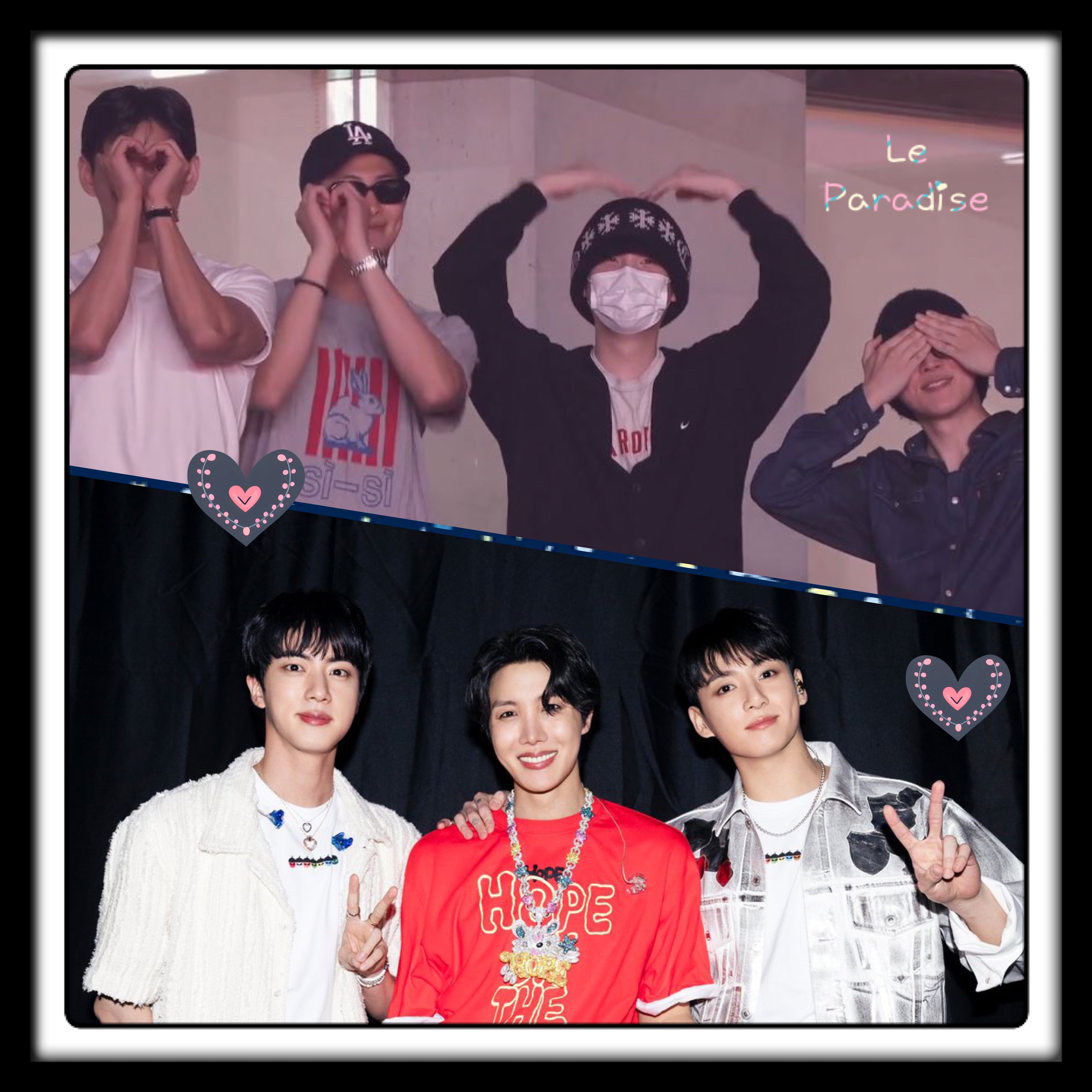 A moment captured by BTS's fan