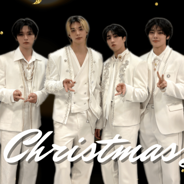 A moment captured by Stray Kids's fan