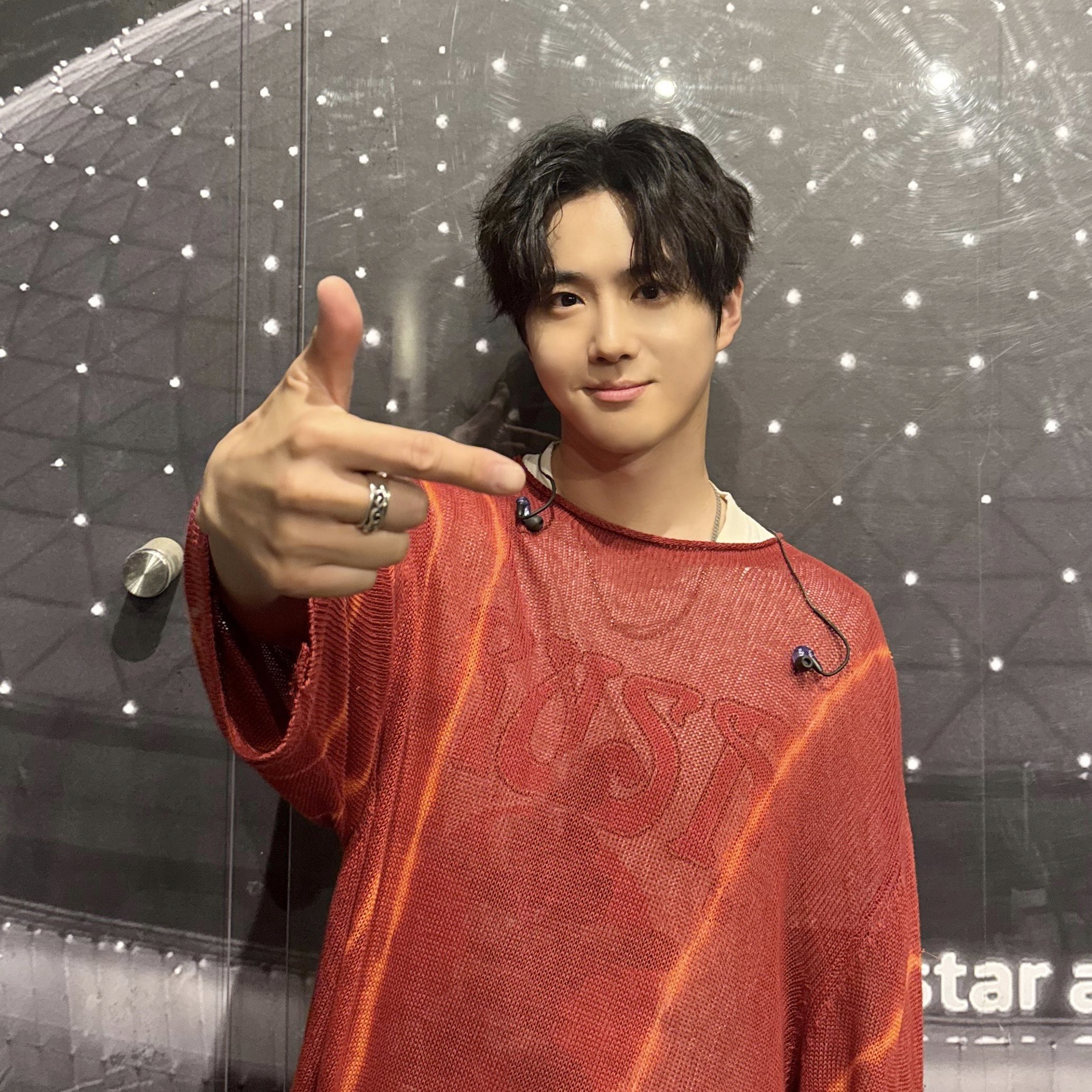 Recent activity shot of Suho (EXO)