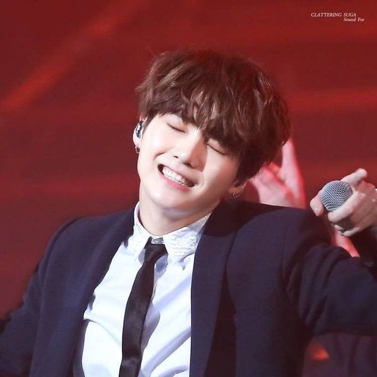 Recent activity shot of SUGA (BTS)