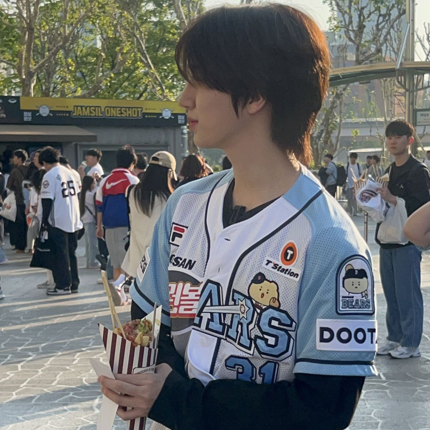 A moment captured by Wonjin (CRAVITY)'s fan