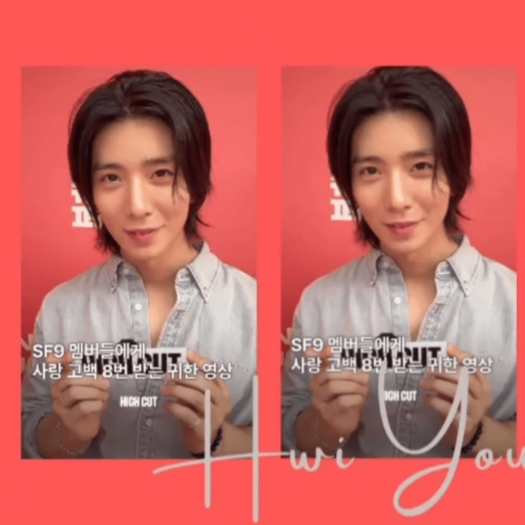 Behind-the-scenes cut of Hwiyoung (SF9)