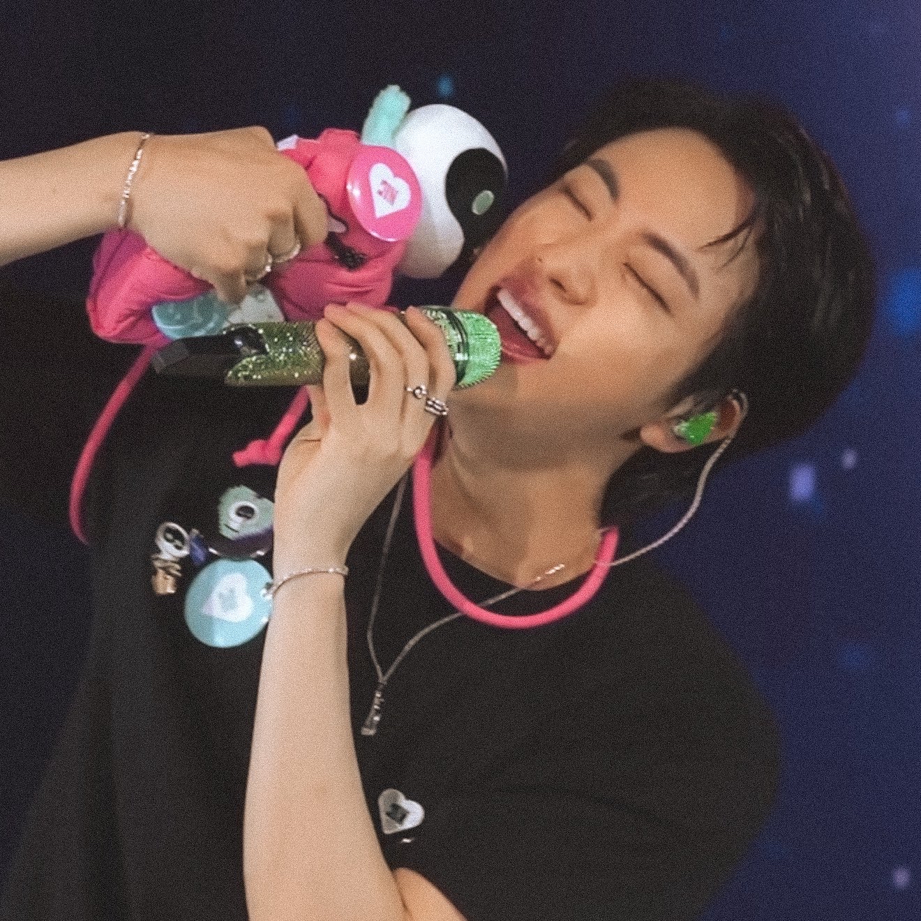 A moment captured by Jin (BTS)'s fan