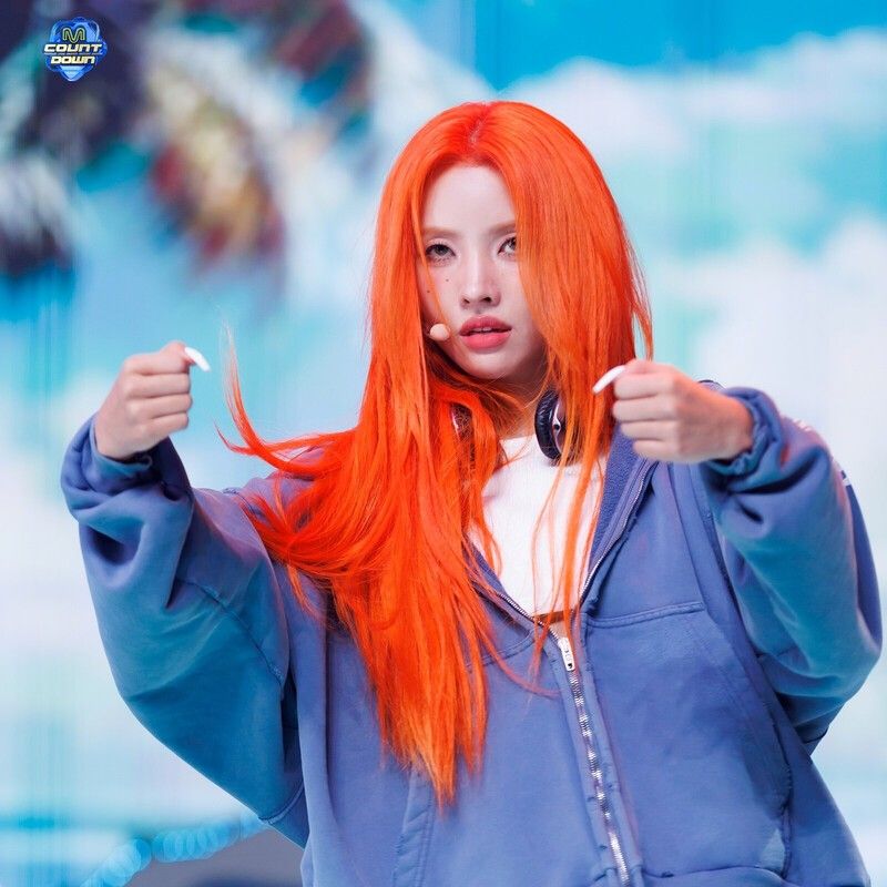 Recent activity shot of Soyeon (i-dle)