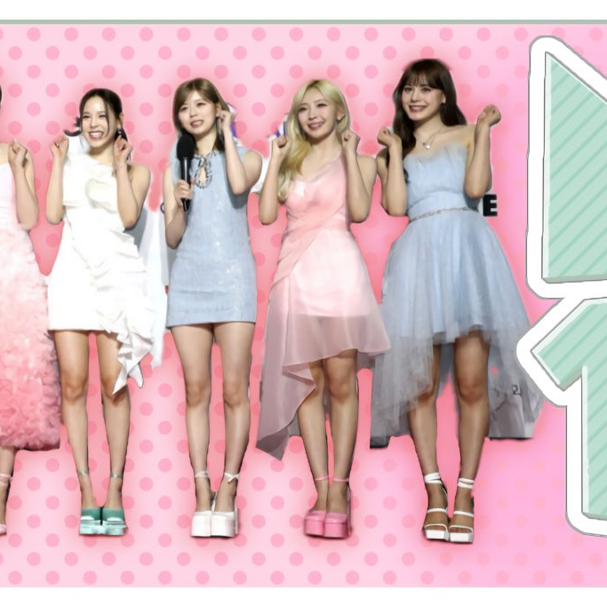 A moment captured by NiziU's fan