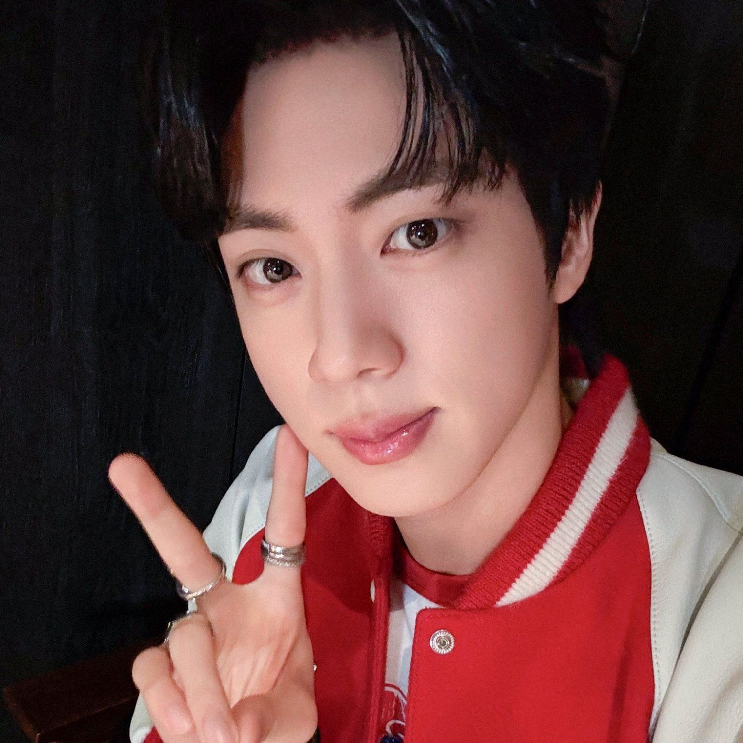 Recent activity shot of Jin (BTS)