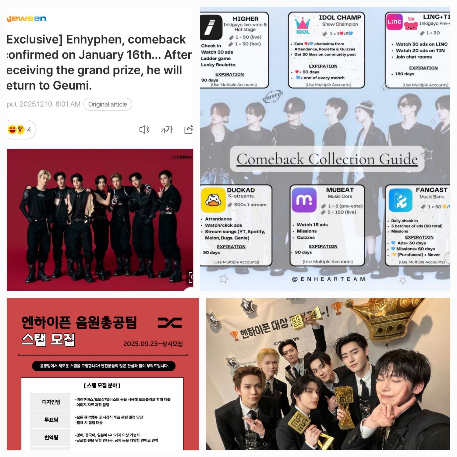 Momen yang diabadikan oleh penggemar ENHYPEN