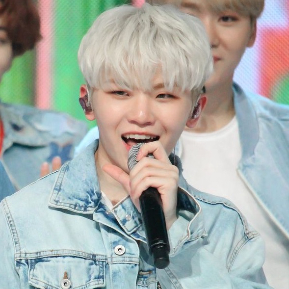 A moment captured by Woozi (SEVENTEEN)'s fan