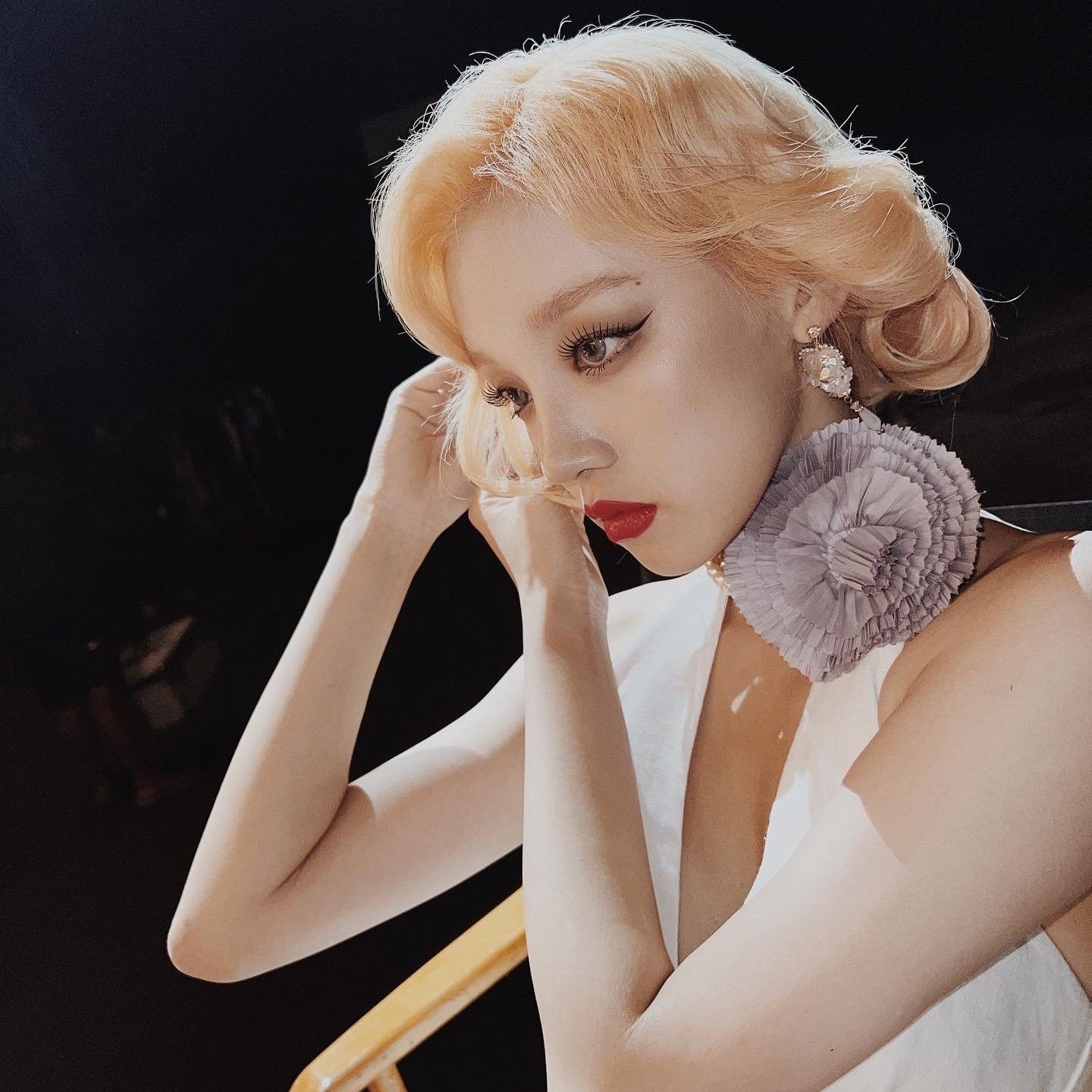 Recent activity shot of Yuqi (i-dle)