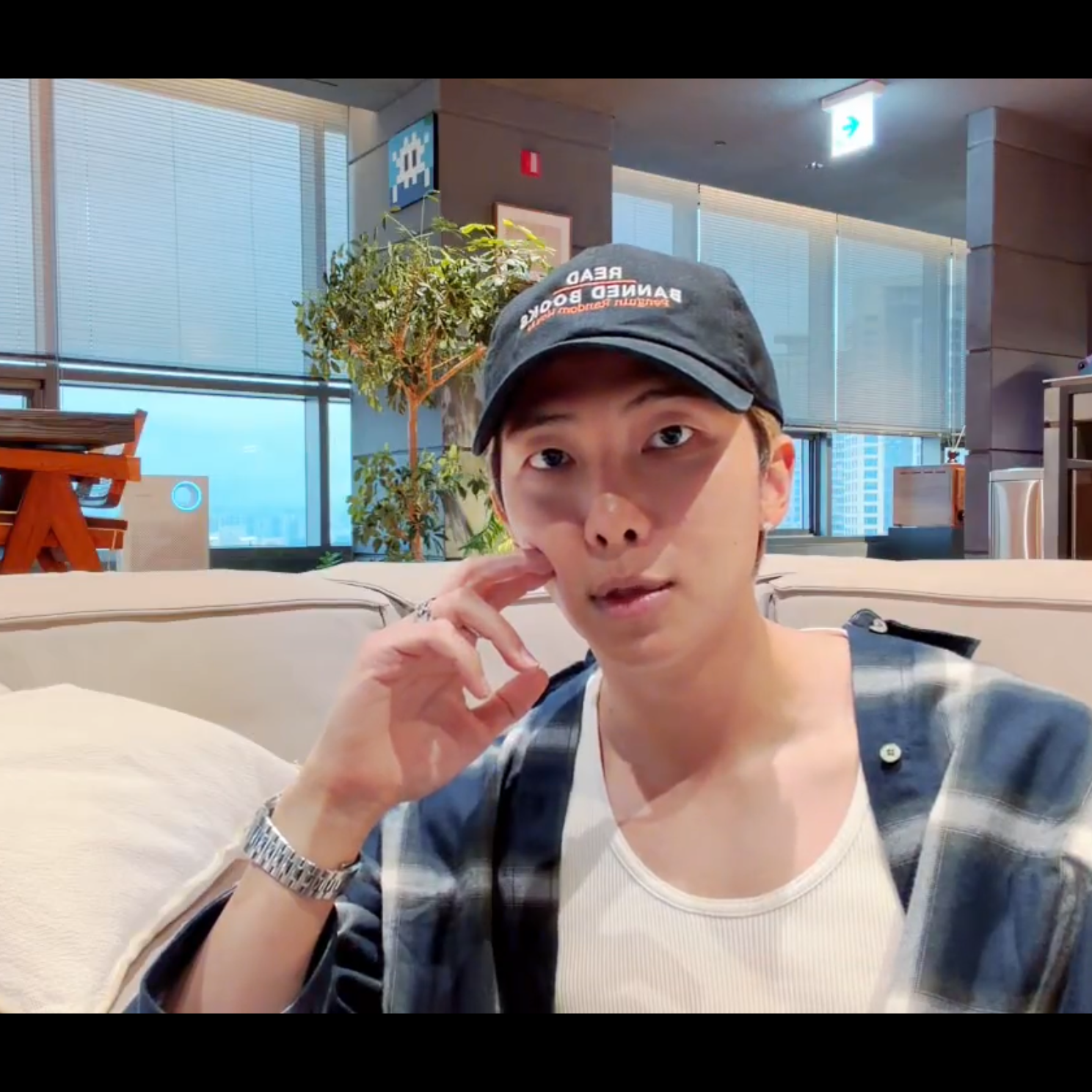 A moment captured by RM (BTS)'s fan