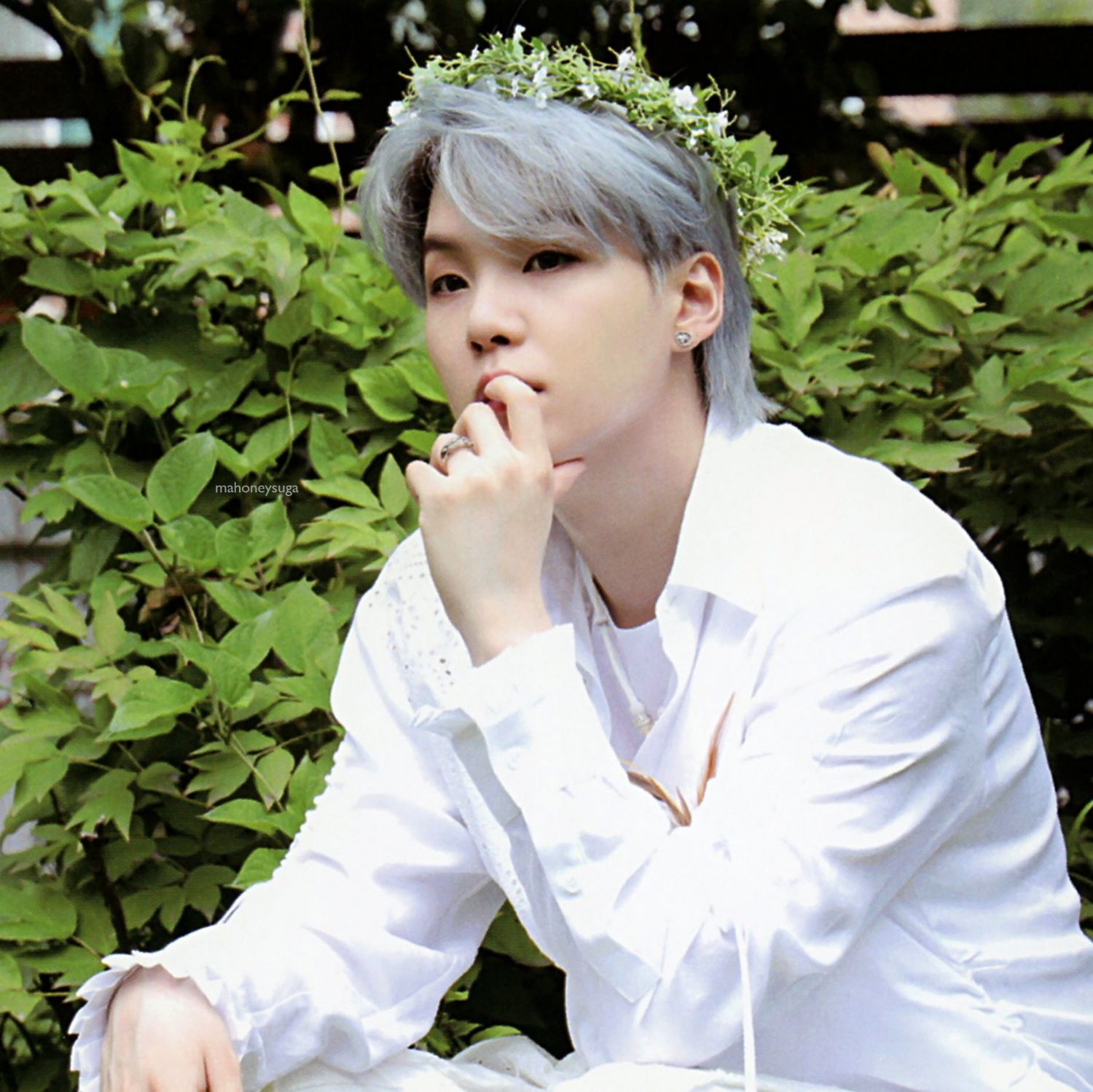 A moment captured by SUGA (BTS)'s fan