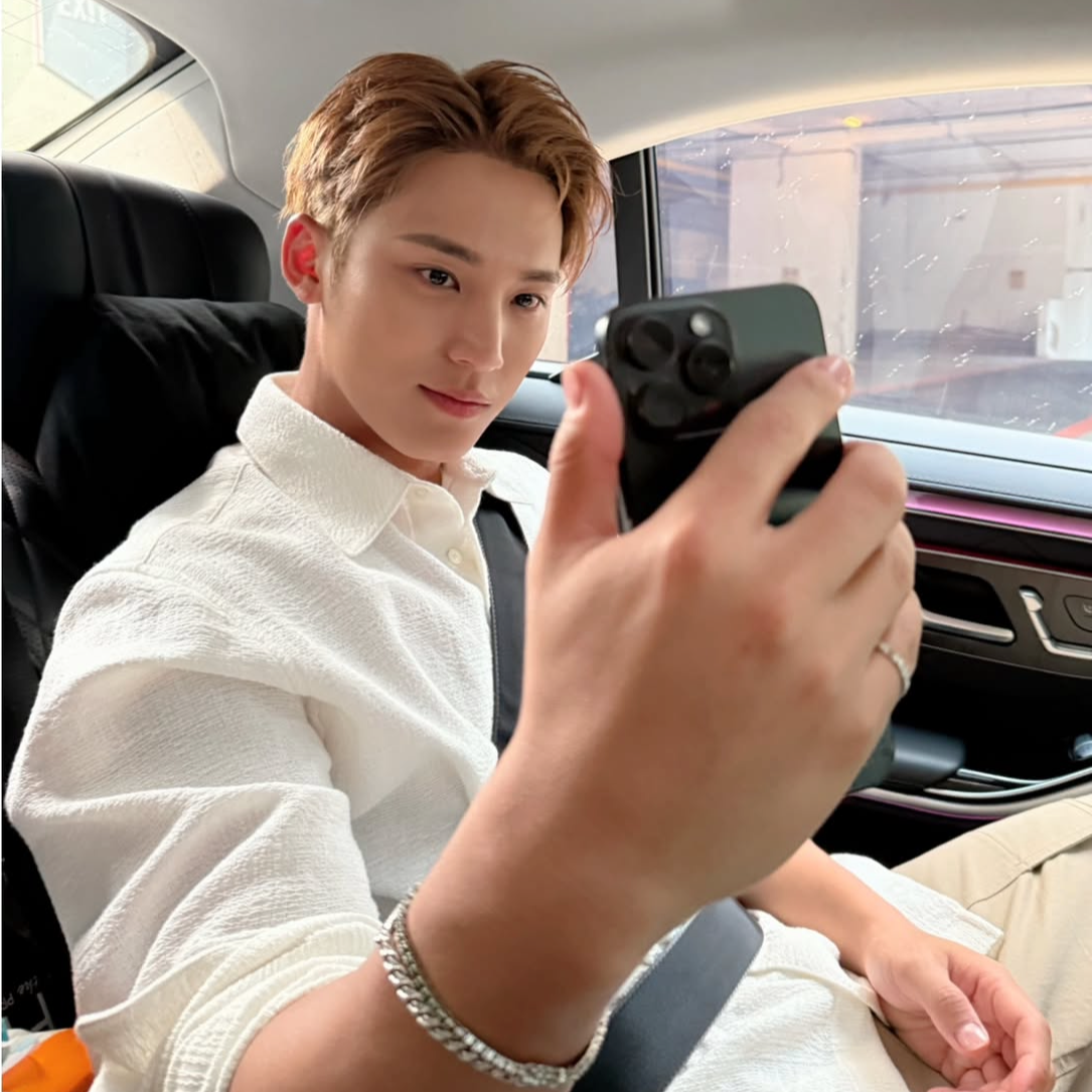 Recent activity shot of Mingyu (SEVENTEEN)