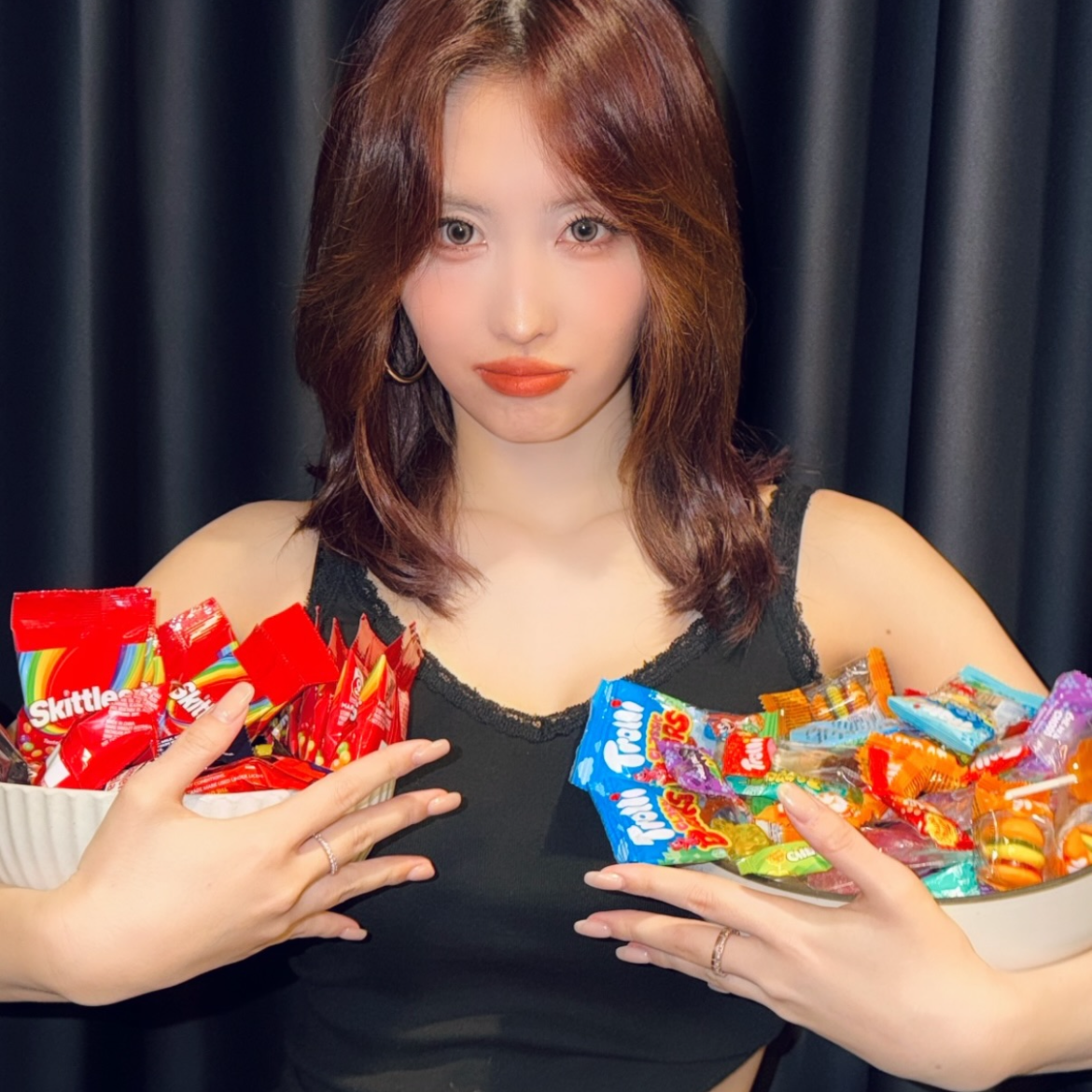 A moment captured by Momo (TWICE)'s fan