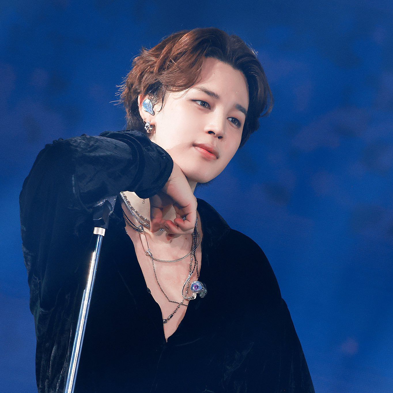 Recent activity shot of Jimin (BTS)