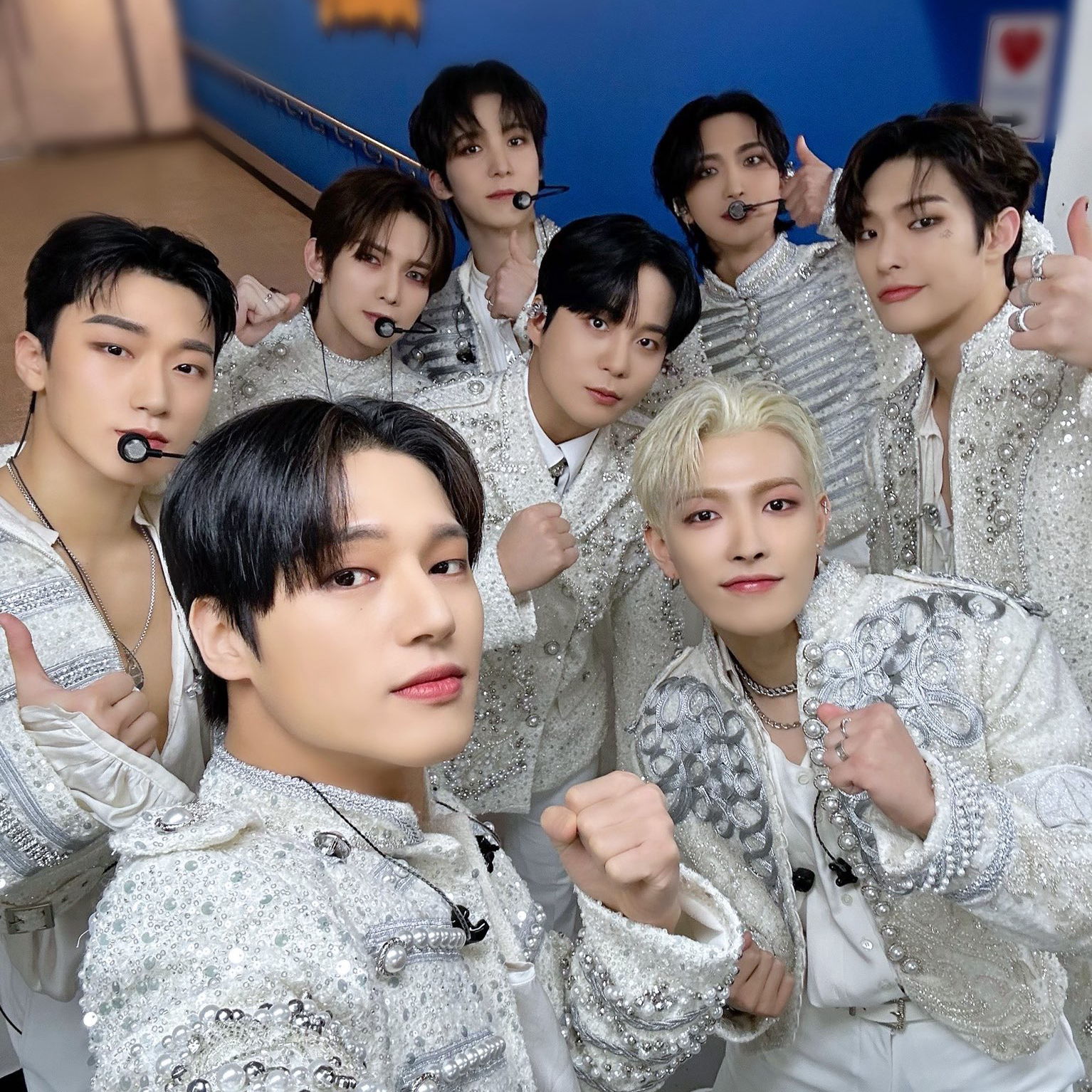 A moment captured by San (ATEEZ)'s fan
