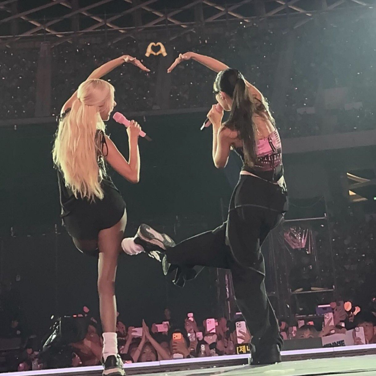 A moment captured by BLACKPINK's fan