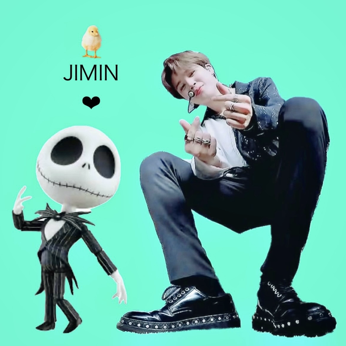 Recent activity shot of Jimin (BTS)