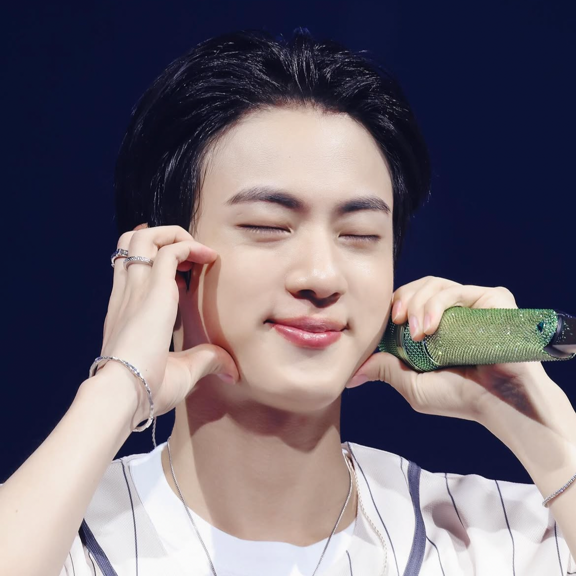 Recent activity shot of Jin (BTS)