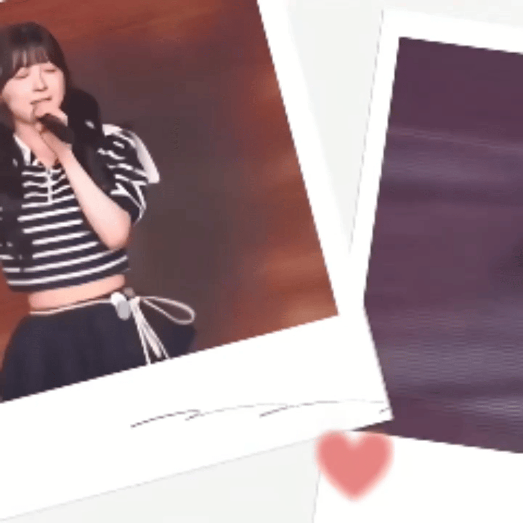 A moment captured by Miihi (NiziU)'s fan