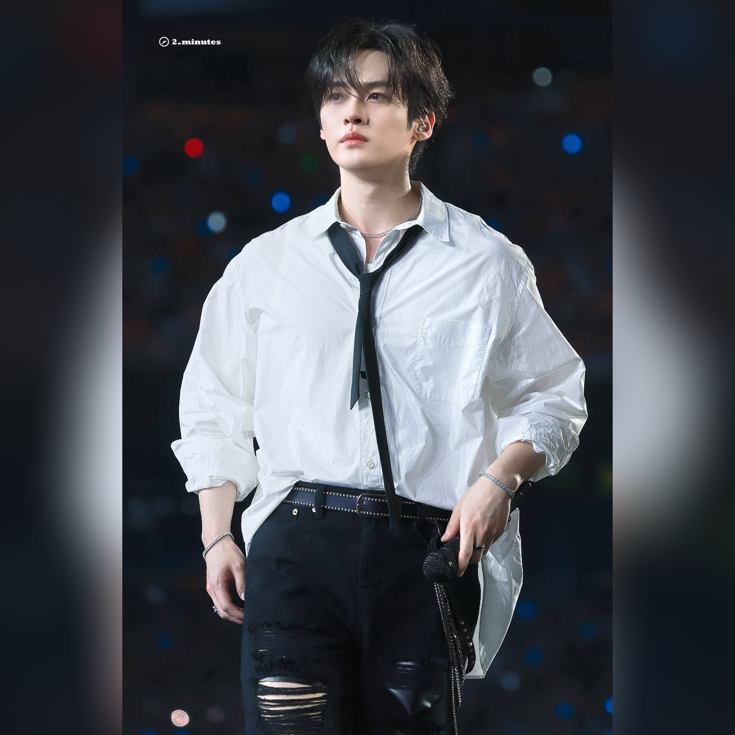 Recent activity shot of Lee Know (Stray Kids)