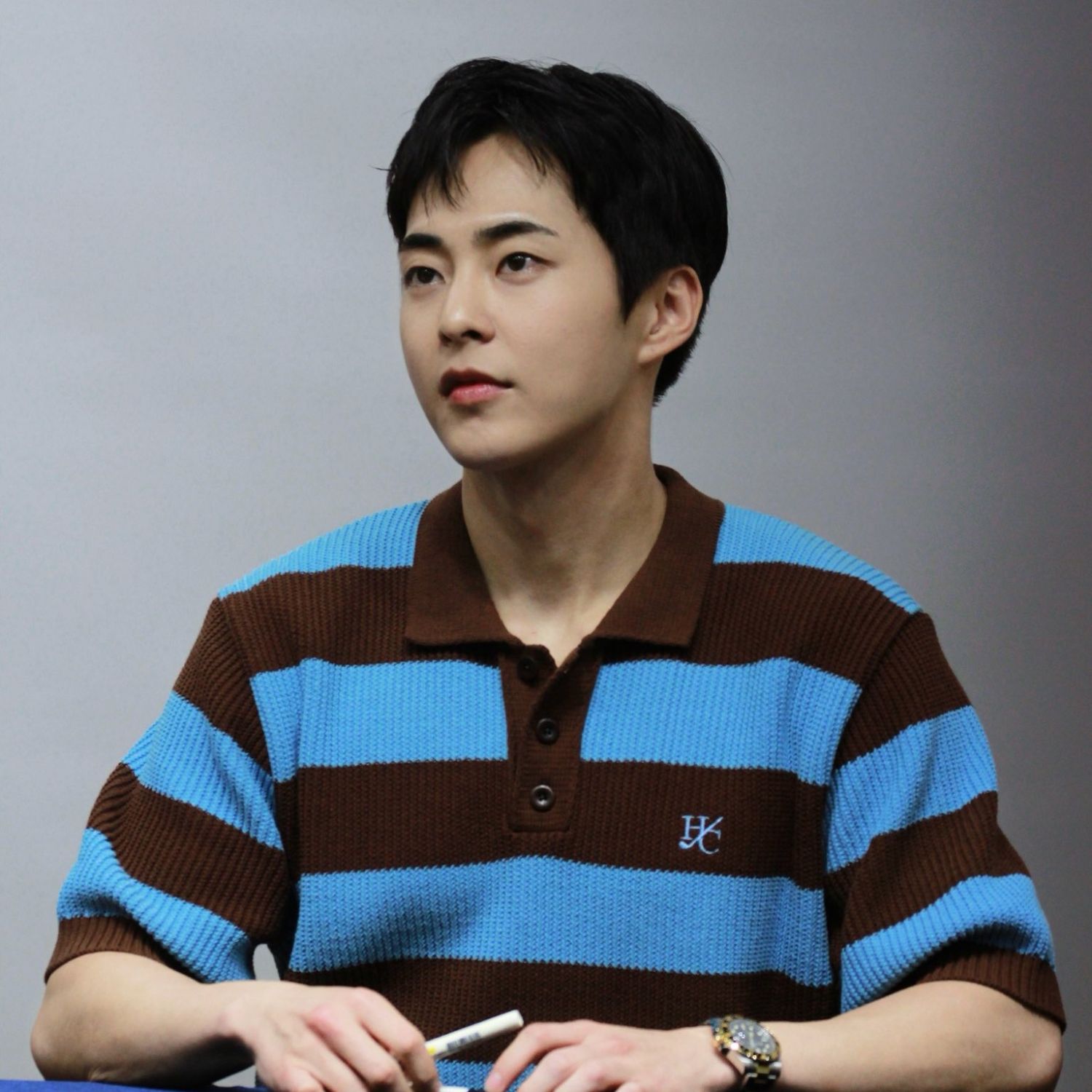 A moment captured by Xiumin (EXO)'s fan
