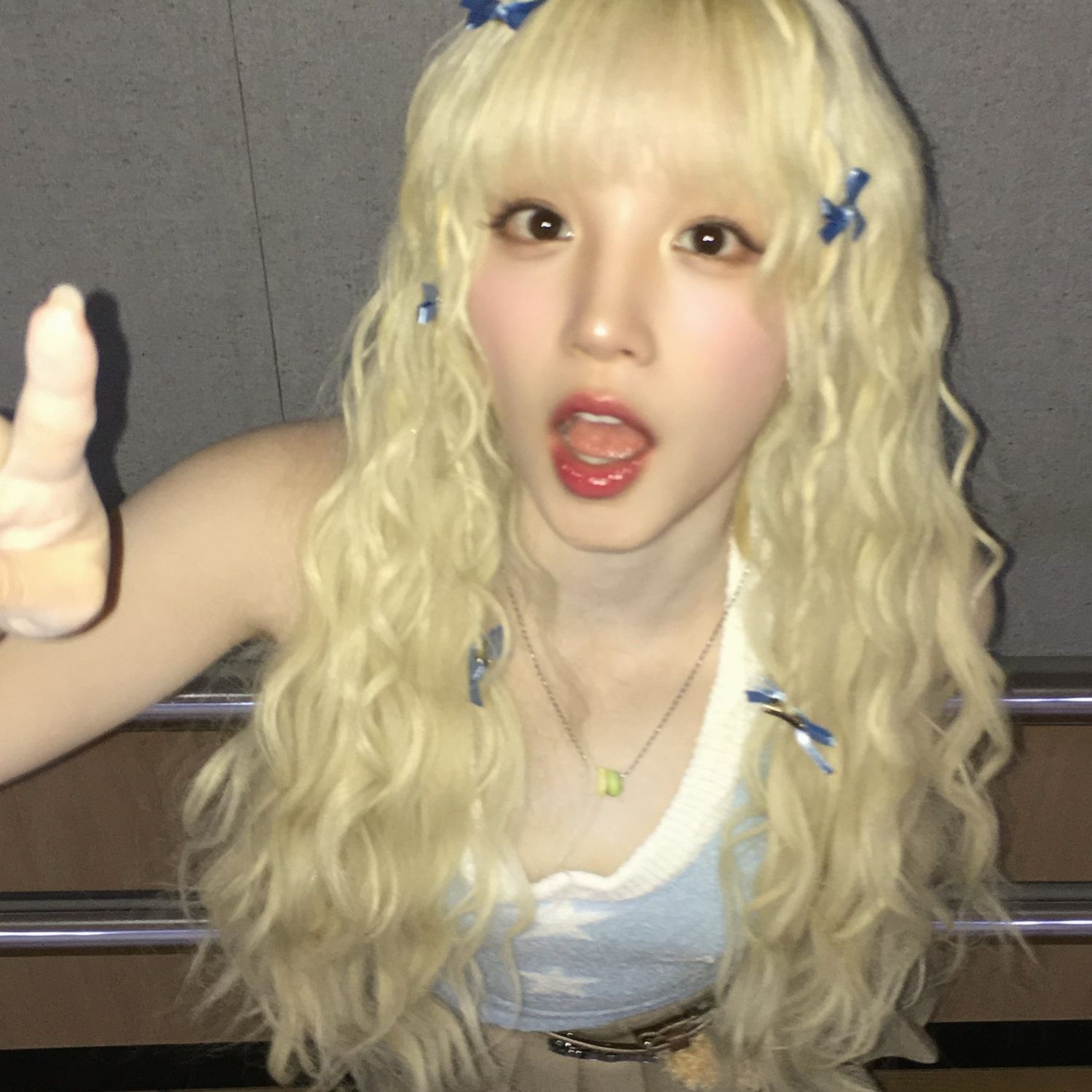 Recent activity shot of Yuqi (i-dle)