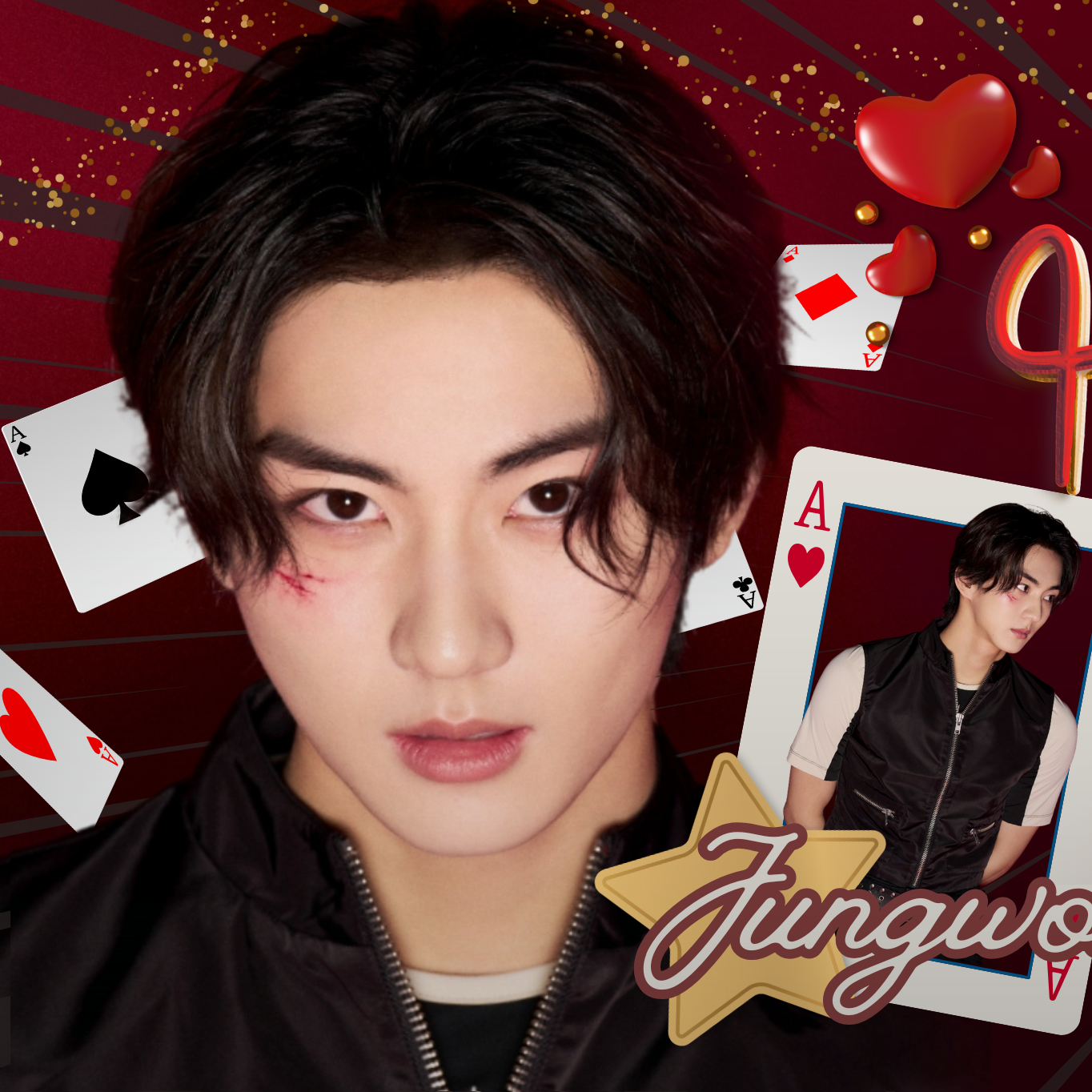 Behind-the-scenes cut of Jungwon (ENHYPEN)