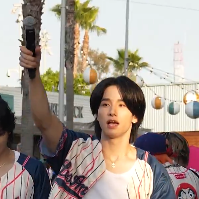 Behind-the-scenes cut of Sato Keigo (JO1)