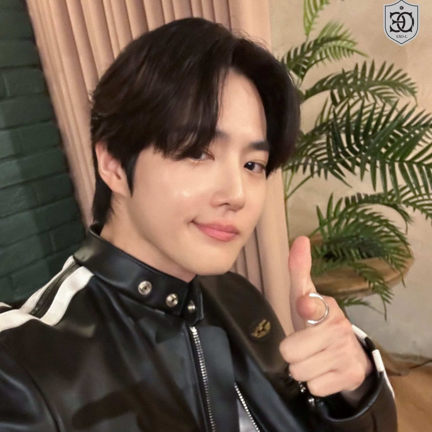 Recent activity shot of Suho (EXO)