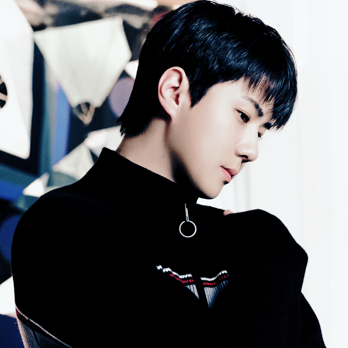 Recent activity shot of Sehun (EXO)