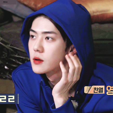 Recent activity shot of Sehun (EXO)