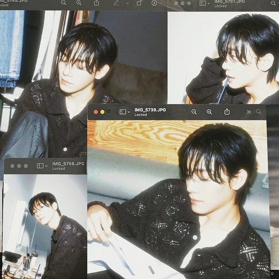 Recent activity shot of Chen (EXO)