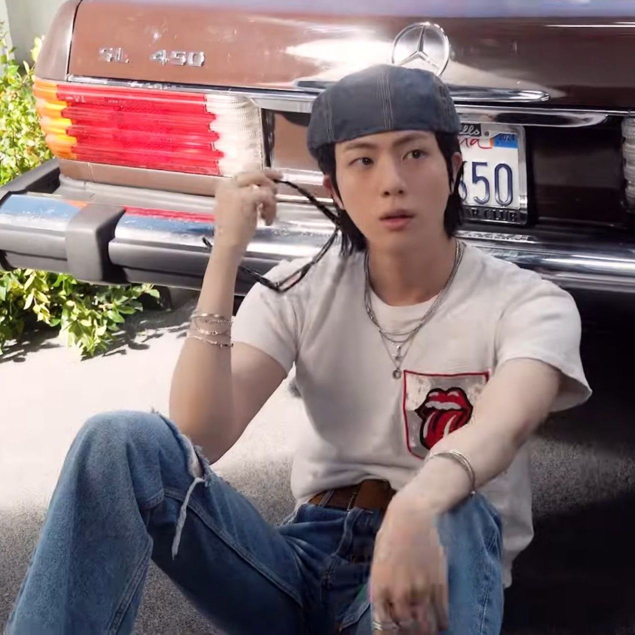 Recent activity shot of Jin (BTS)