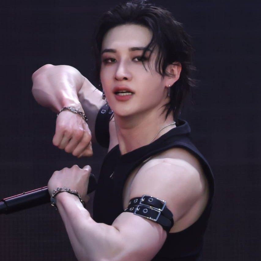 A moment captured by Bang Chan (Stray Kids)'s fan