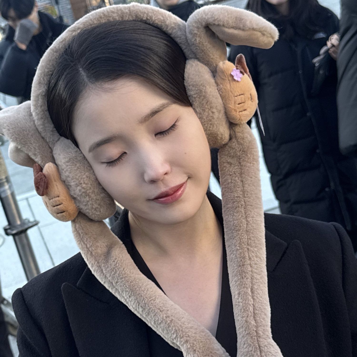 IU粉絲拍下的瞬間