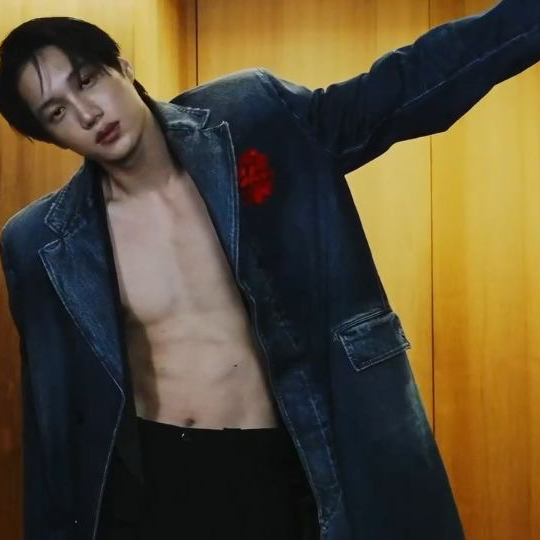 Recent activity shot of Kai (EXO)