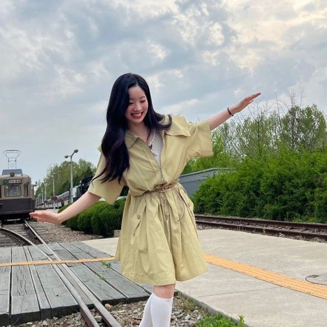 ダヒョン (TWICE)の舞台裏ショット