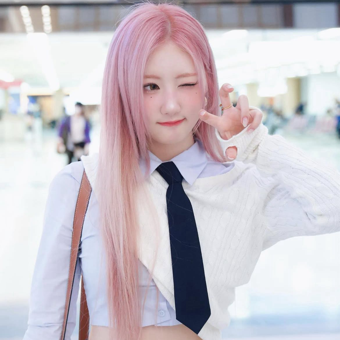 Behind-the-scenes cut of Ahyeon (BABYMONSTER)