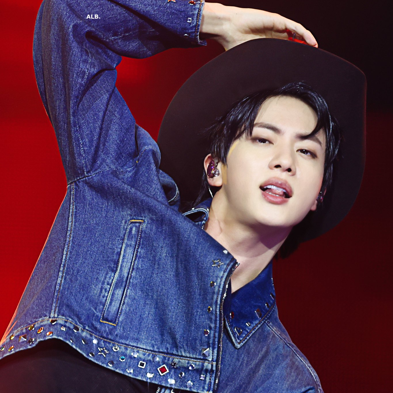 Recent activity shot of Jin (BTS)