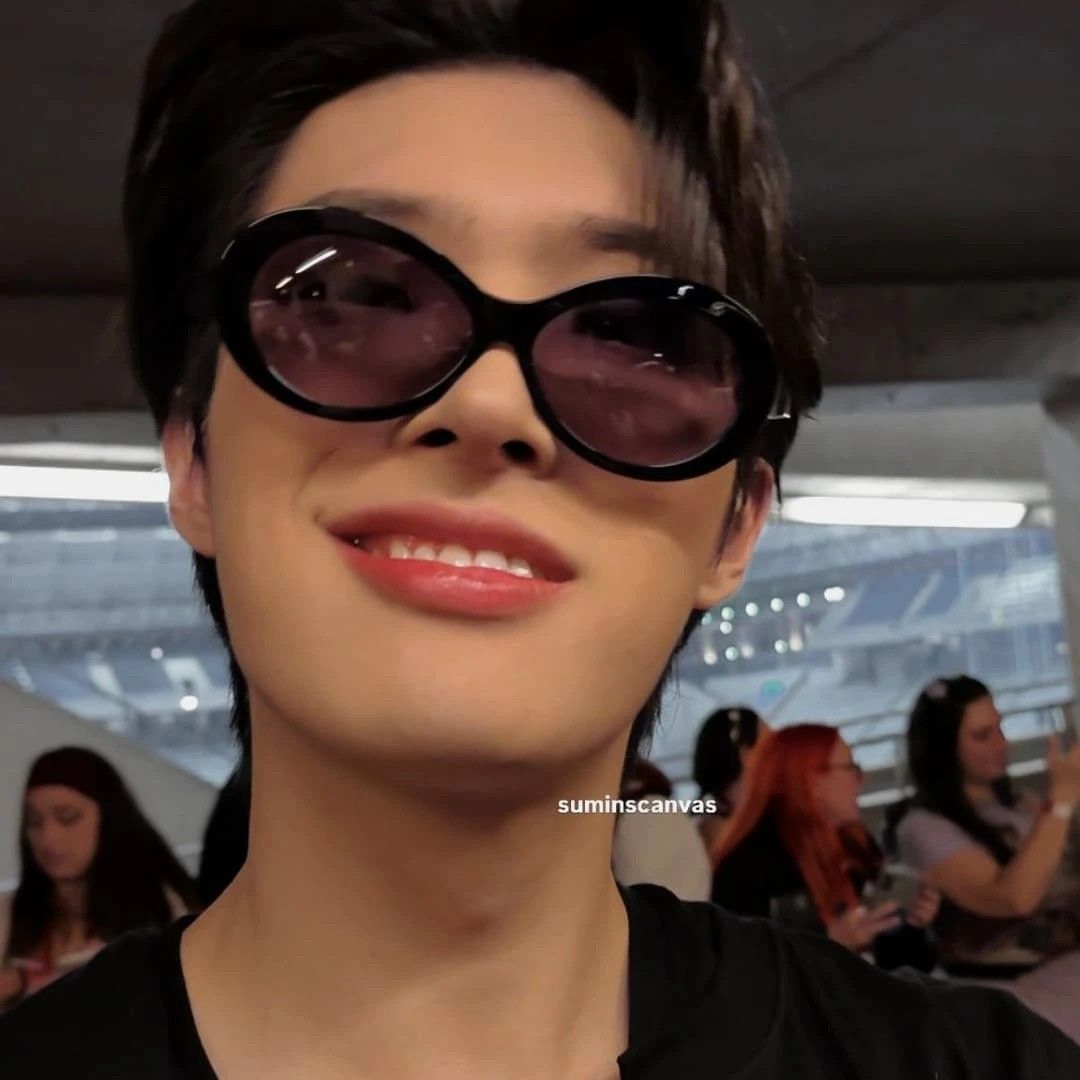 A moment captured by Mingi (ATEEZ)'s fan